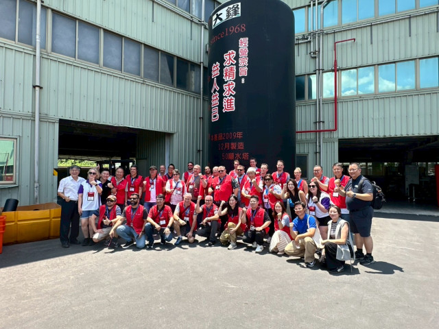 澳洲協會近40人參觀大鋒塑膠