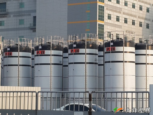 台灣「電子晶元」廠儲存的桶槽
